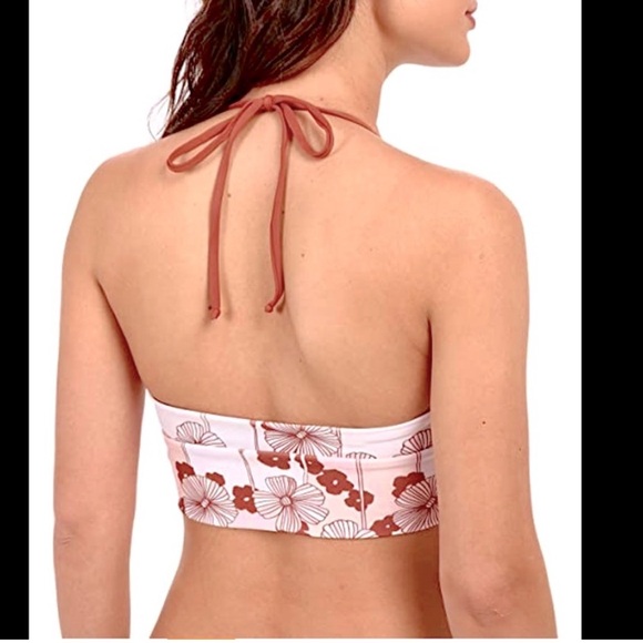 NWT LOLLI Button Down Halter Dream Lover Swim Top, Daisy Print, Small - Picture 10 of 12